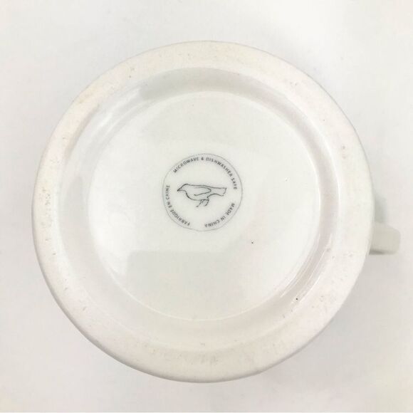 Anthropologie White Monogram S Pedestal Mug - Picture 11 of 12